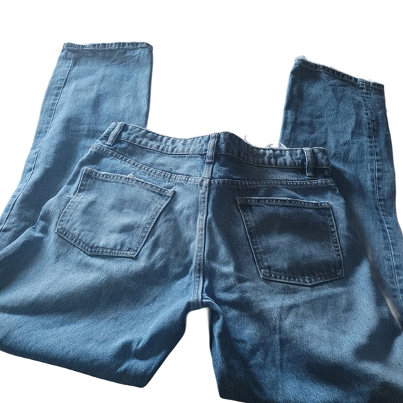 Zara Light Wash Denim Jeans Size 6 - Picture 3 of 4